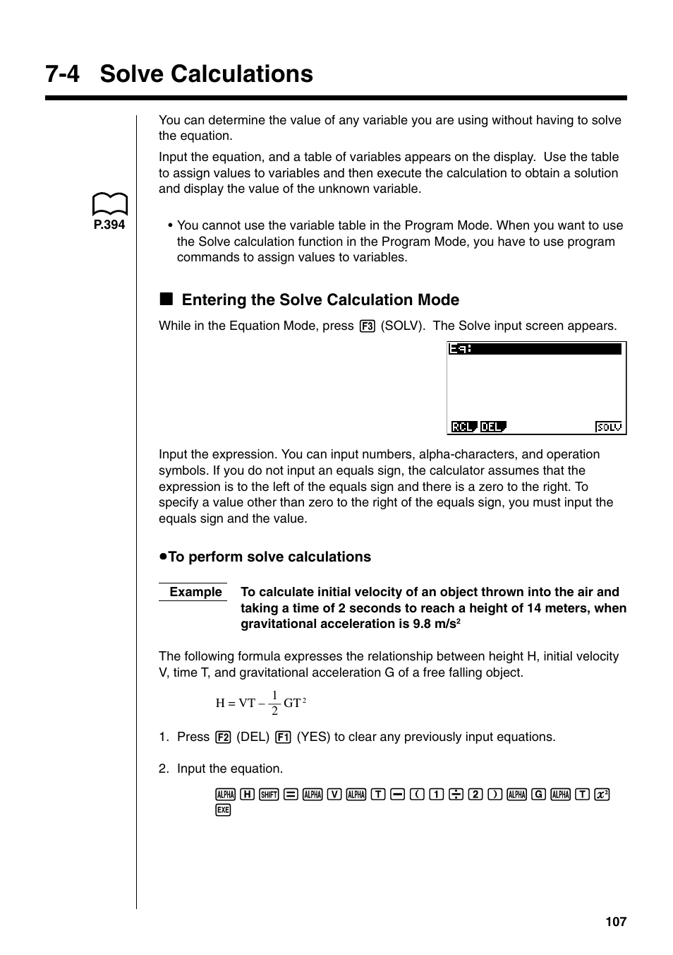 4 solve calculations | Casio fx-9750G PLUS User Manual | Page 135 / 486