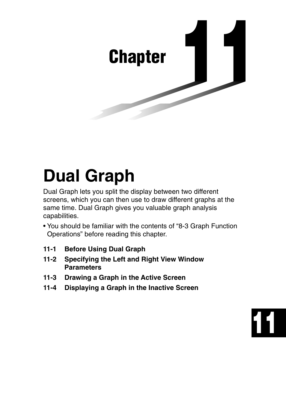 Chapter, Dual graph | Casio fx-9750G PLUS User Manual | Page 195 / 486