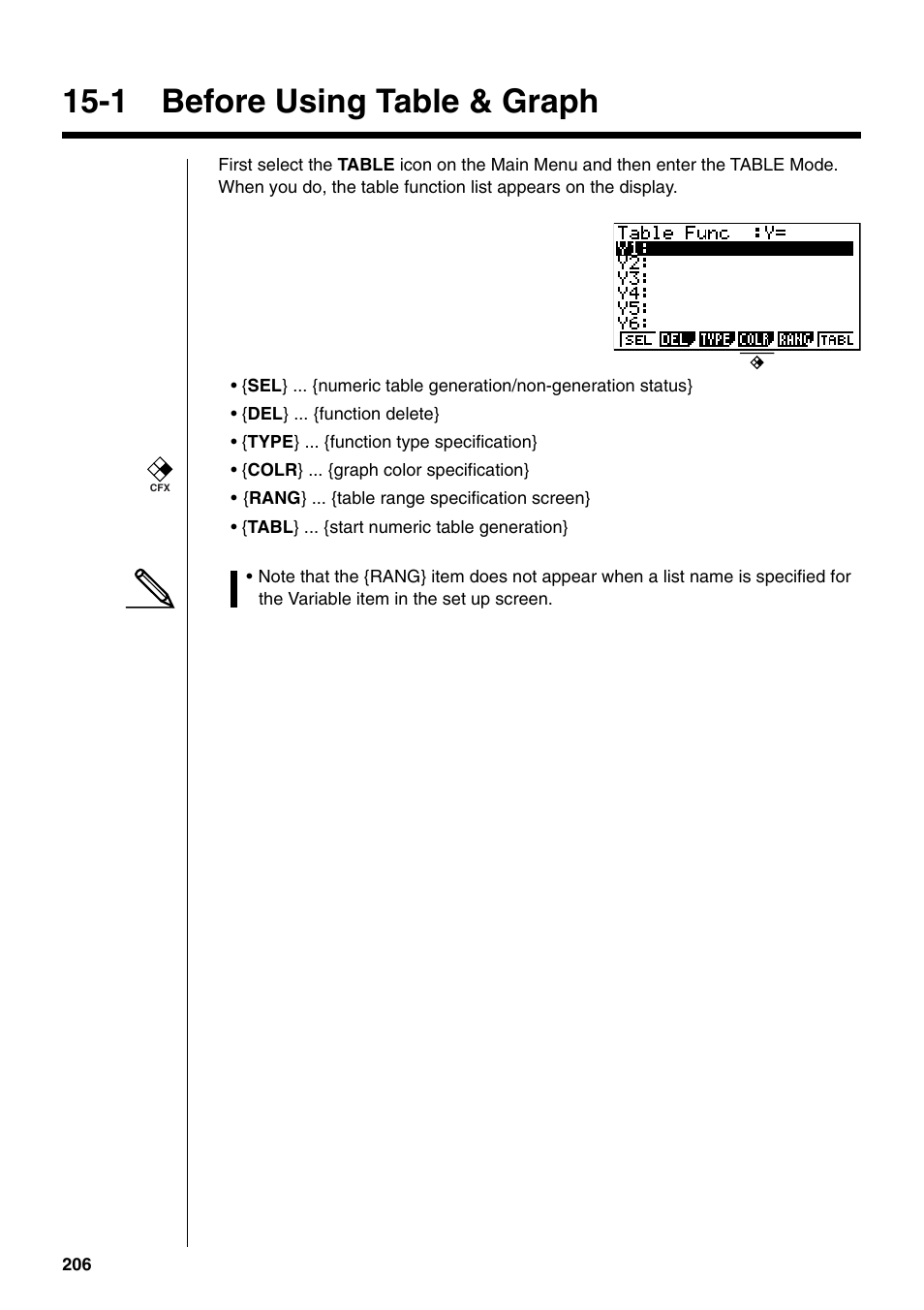 1 before using table & graph | Casio fx-9750G PLUS User Manual | Page 234 / 486