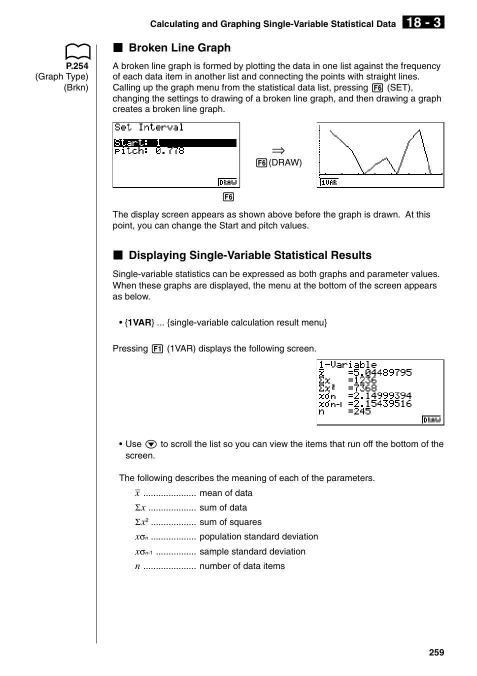 Casio fx-9750G PLUS User Manual | Page 287 / 486