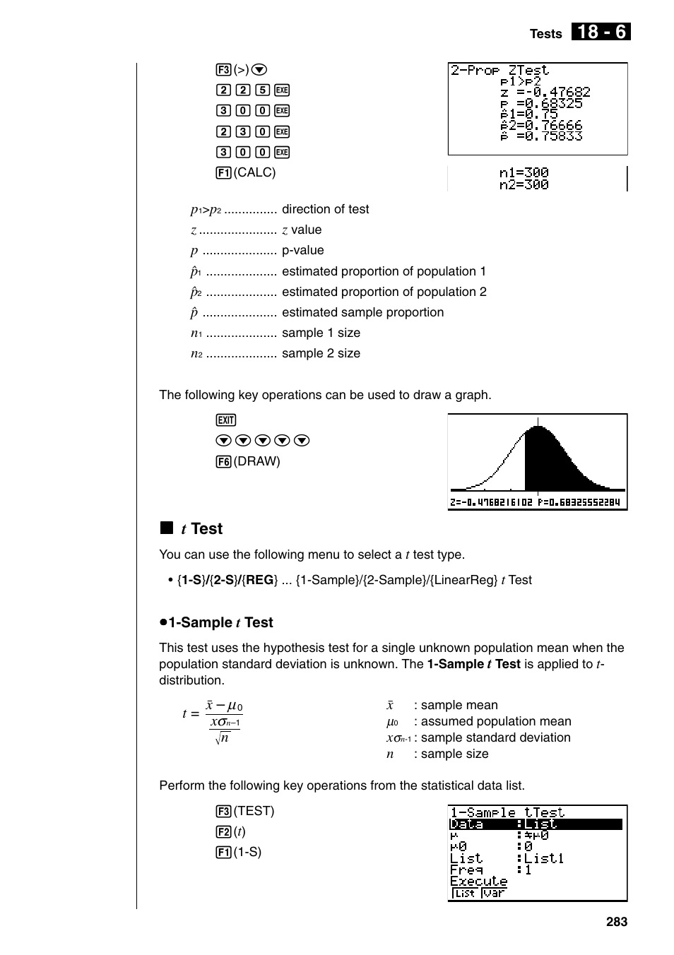 Kt test | Casio fx-9750G PLUS User Manual | Page 311 / 486