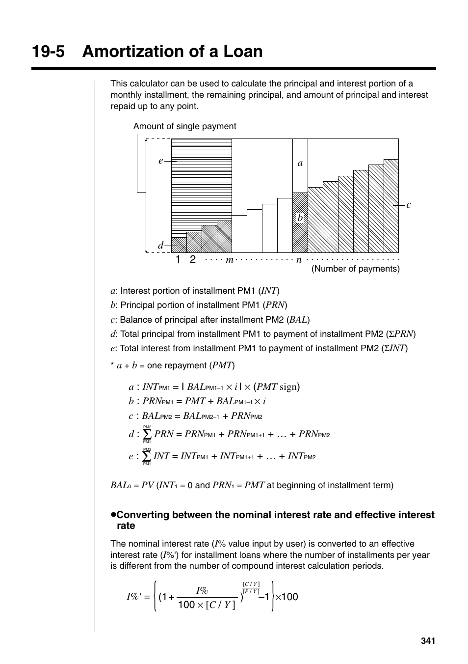 5 amortization of a loan | Casio fx-9750G PLUS User Manual | Page 369 / 486