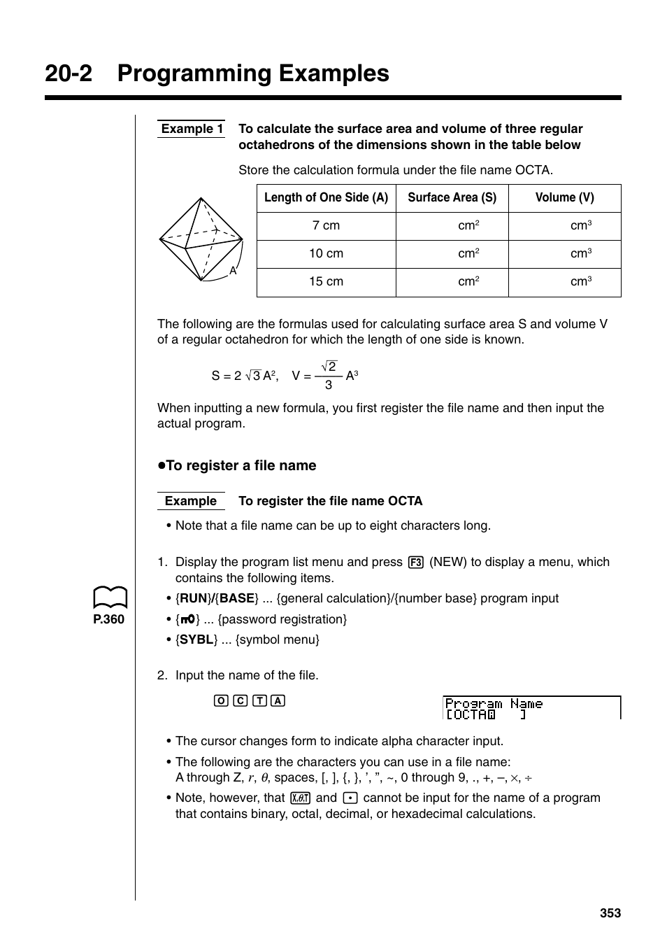 2 programming examples | Casio fx-9750G PLUS User Manual | Page 381 / 486