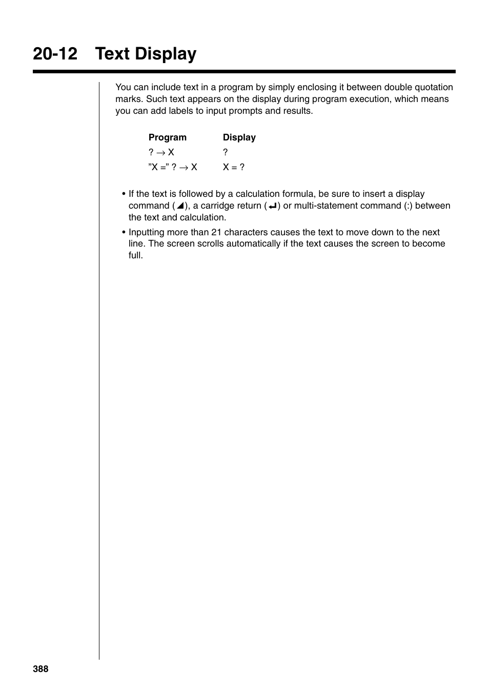 12 text display | Casio fx-9750G PLUS User Manual | Page 416 / 486