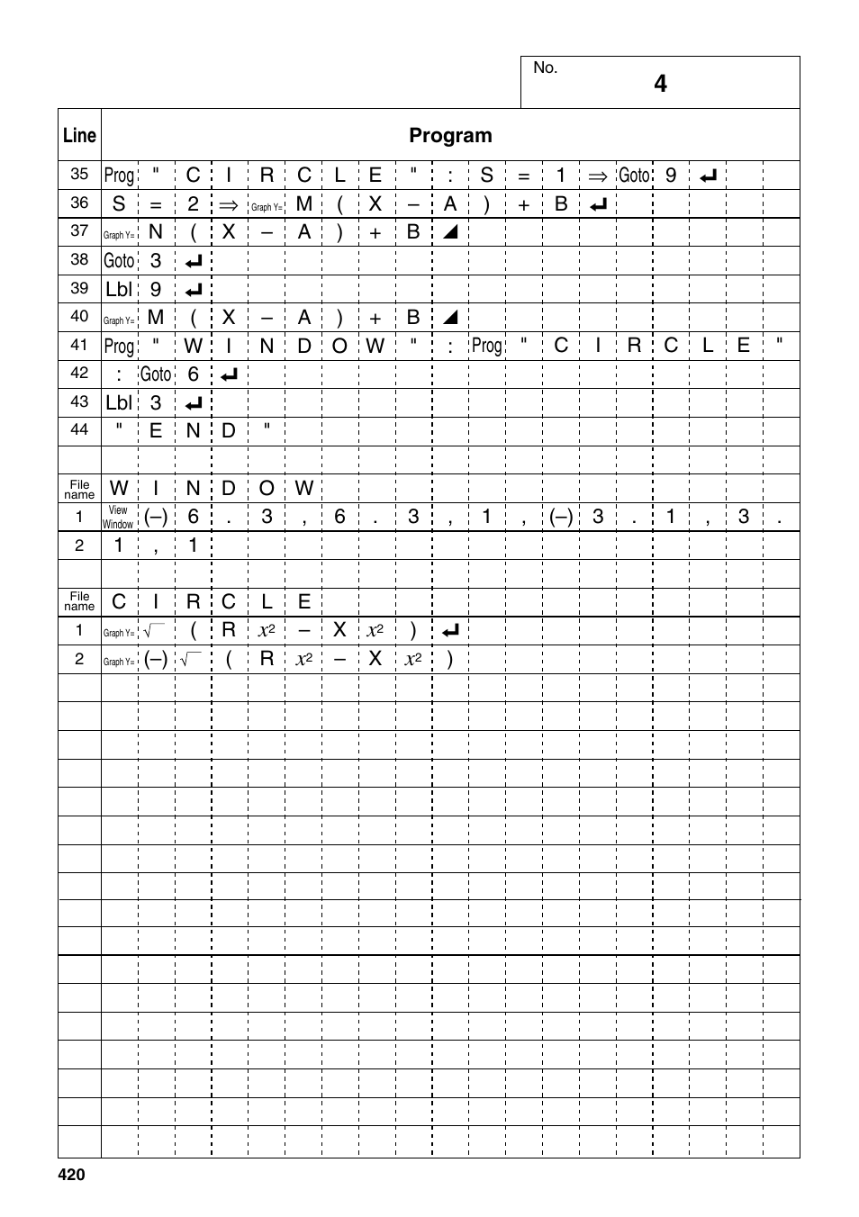 Casio fx-9750G PLUS User Manual | Page 448 / 486