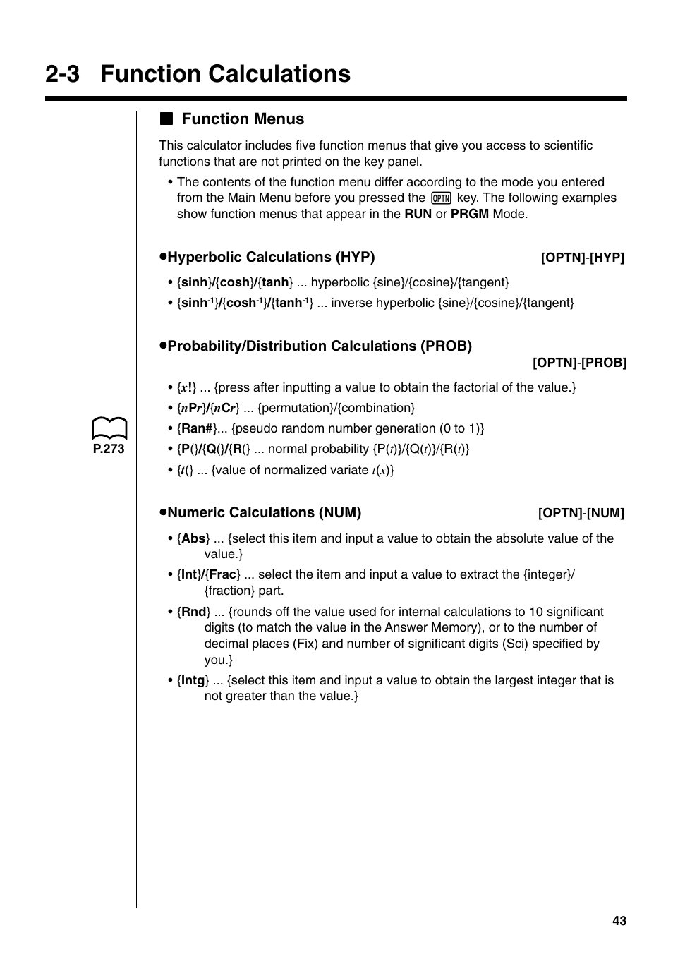 3 function calculations | Casio fx-9750G PLUS User Manual | Page 71 / 486