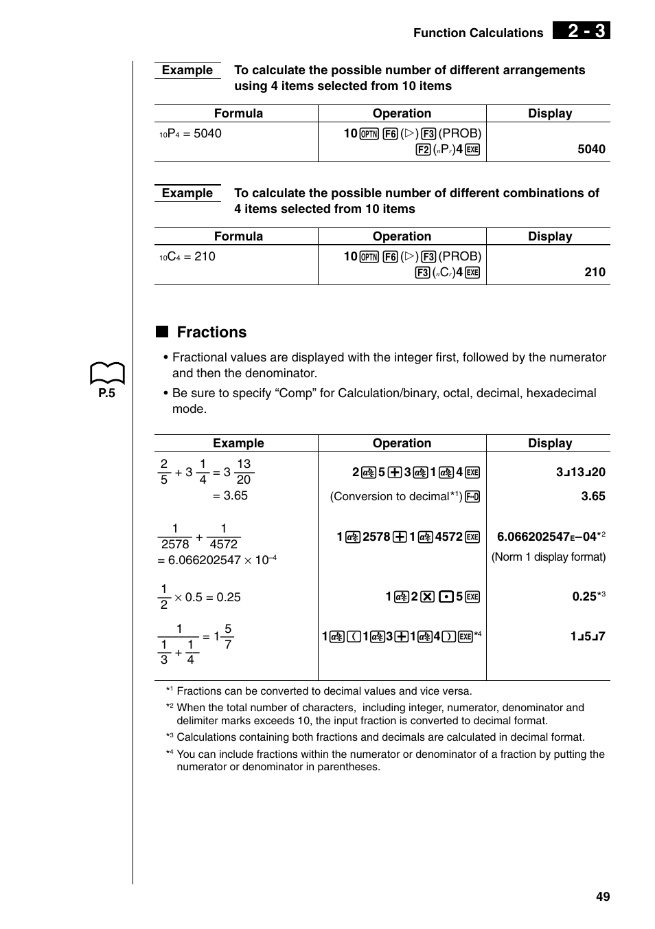 Kfractions | Casio fx-9750G PLUS User Manual | Page 77 / 486