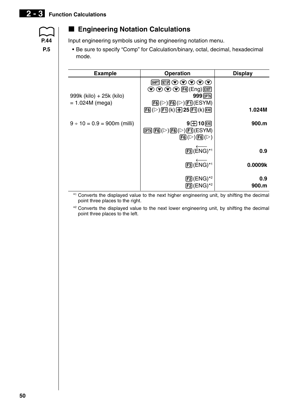 Kengineering notation calculations | Casio fx-9750G PLUS User Manual | Page 78 / 486