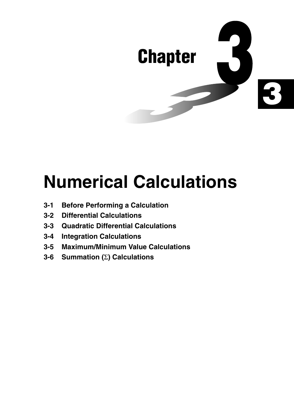 Chapter, Numerical calculations | Casio fx-9750G PLUS User Manual | Page 81 / 486