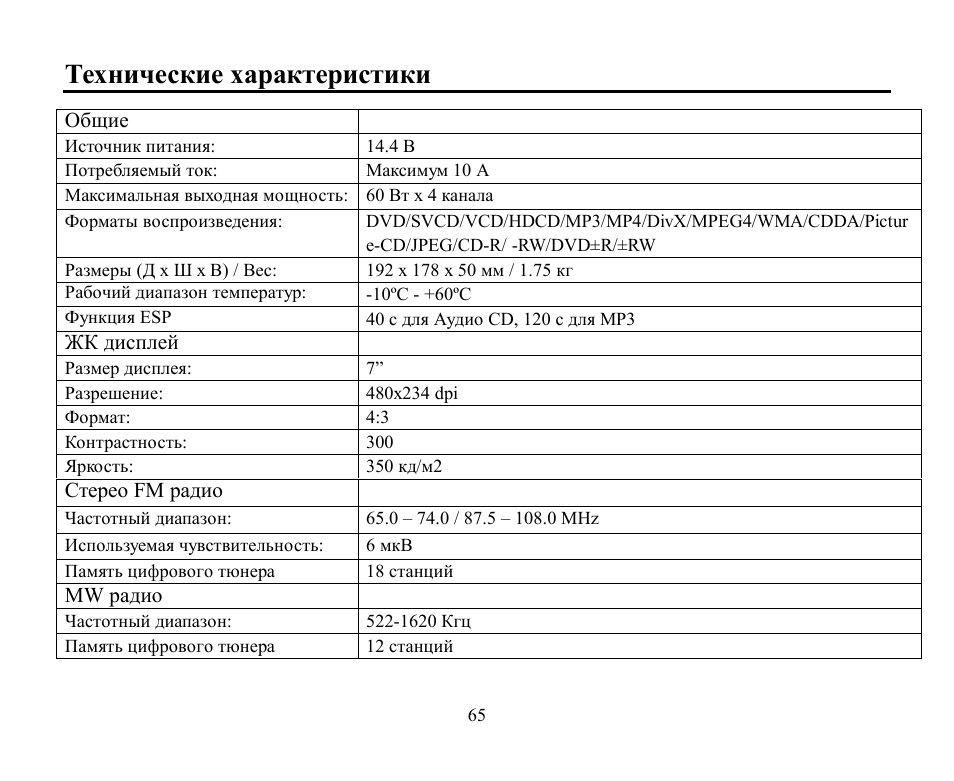 Hyundai H-CMMD4040 User Manual | Page 65 / 66