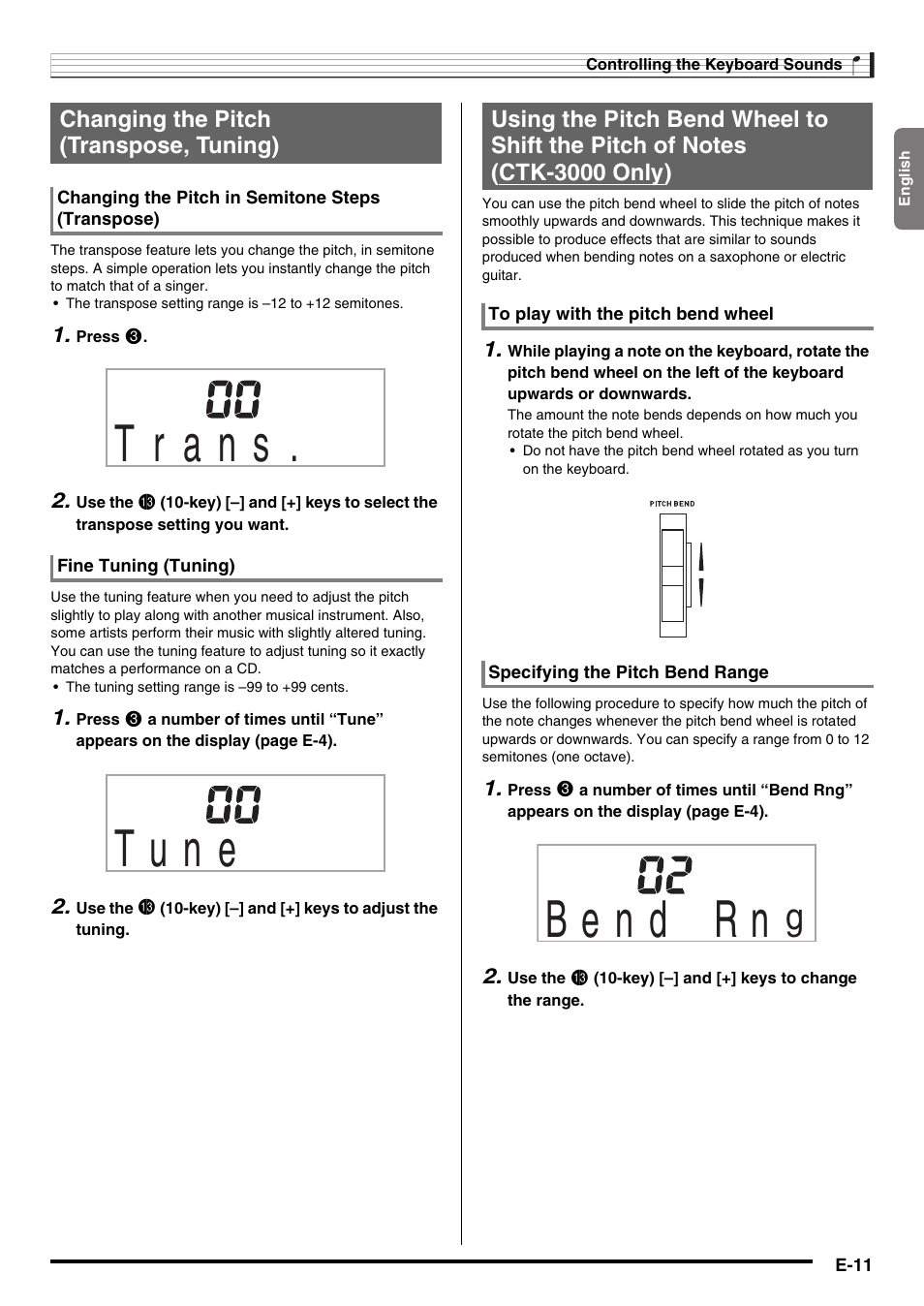 Casio CTK-2000 User Manual | Page 13 / 46