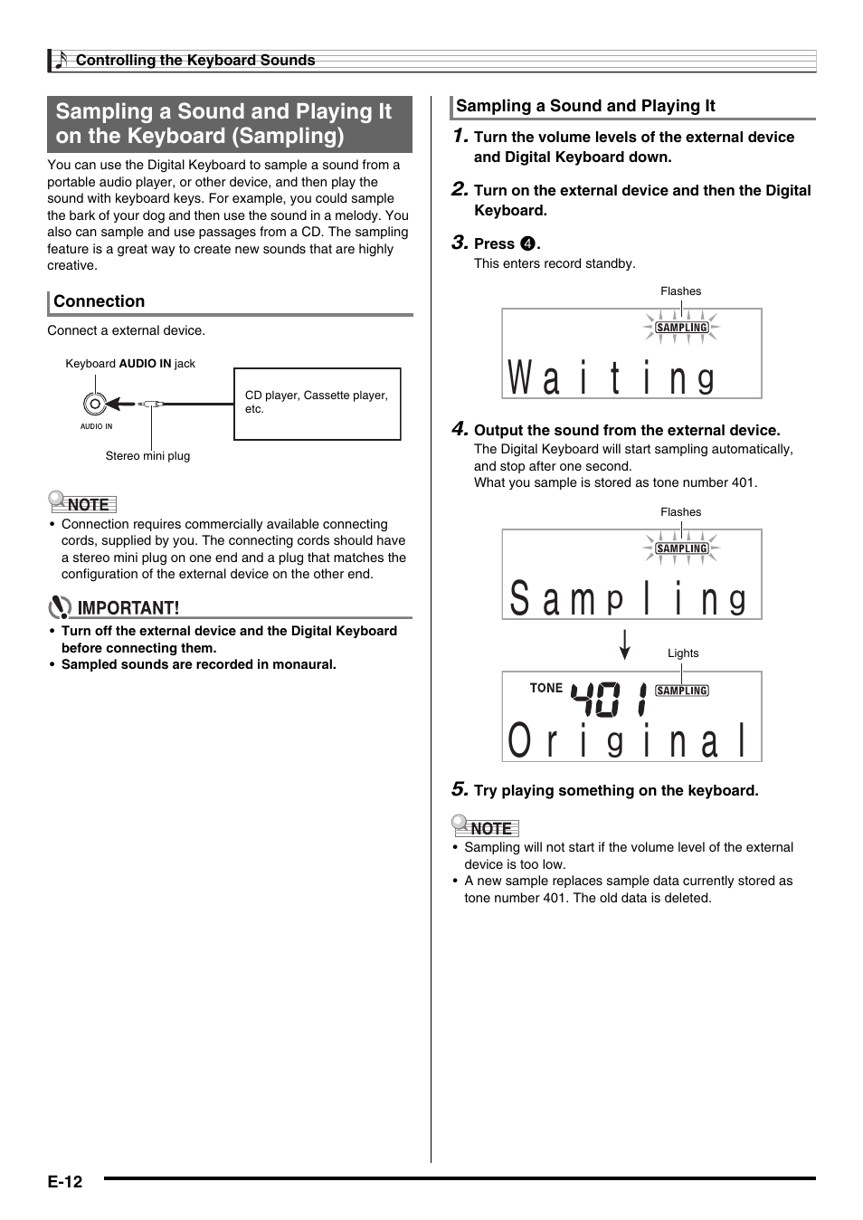 S a m, L i n, O r i | I n a l | Casio CTK-2000 User Manual | Page 14 / 46