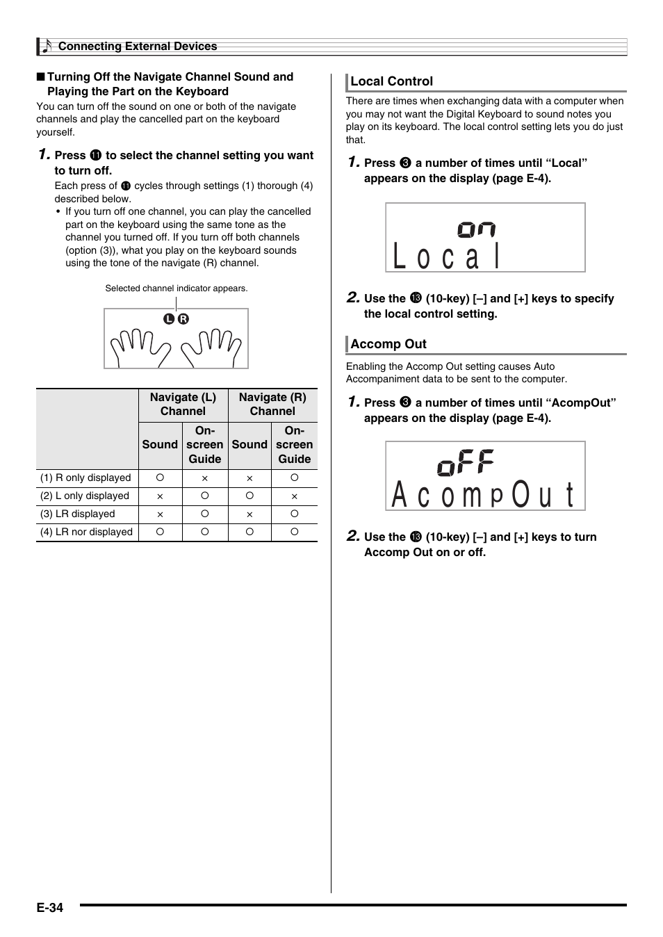 O u t | Casio CTK-2000 User Manual | Page 36 / 46