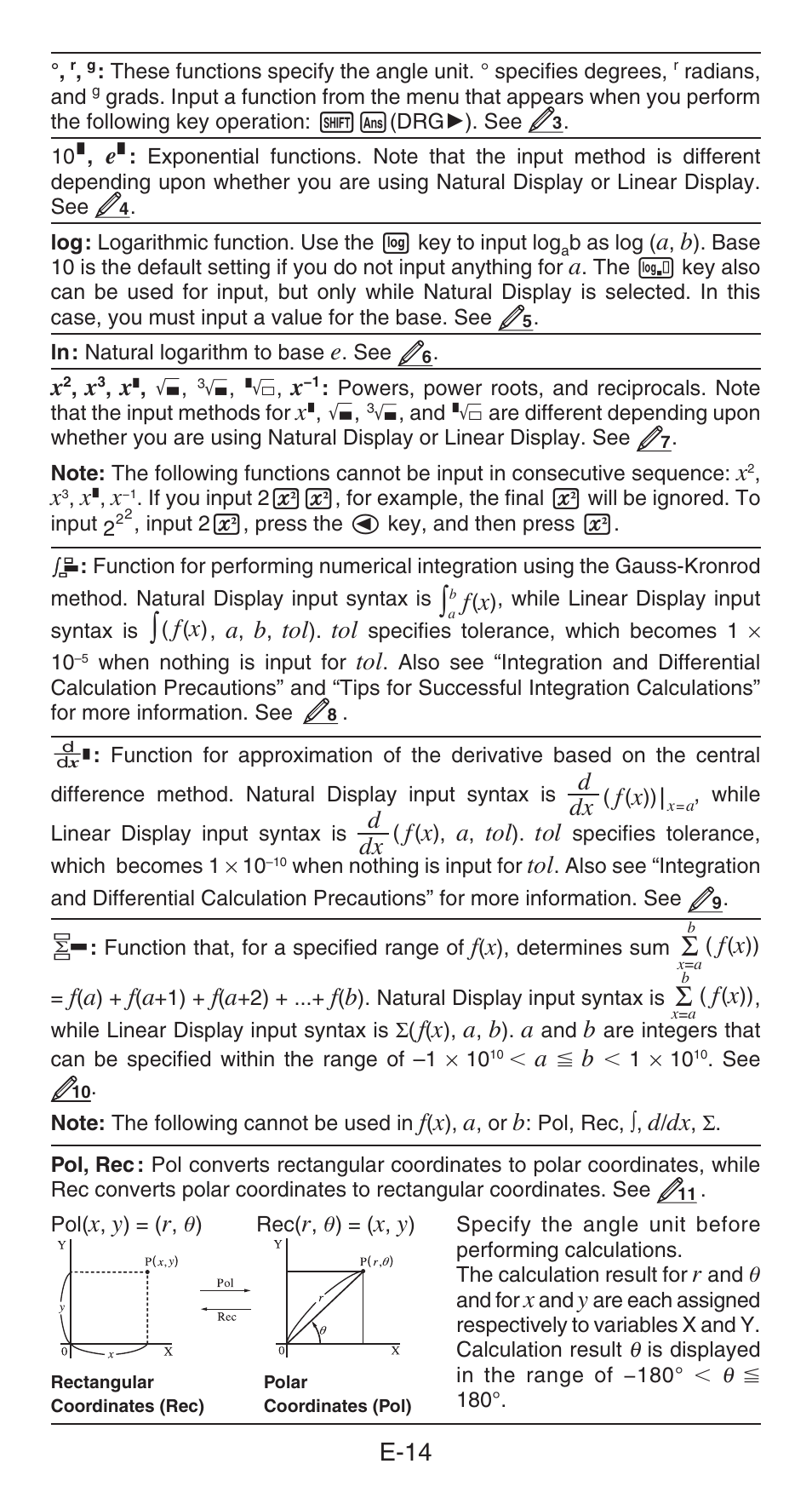 Casio fx-991ES PLUS User Manual | Page 15 / 46