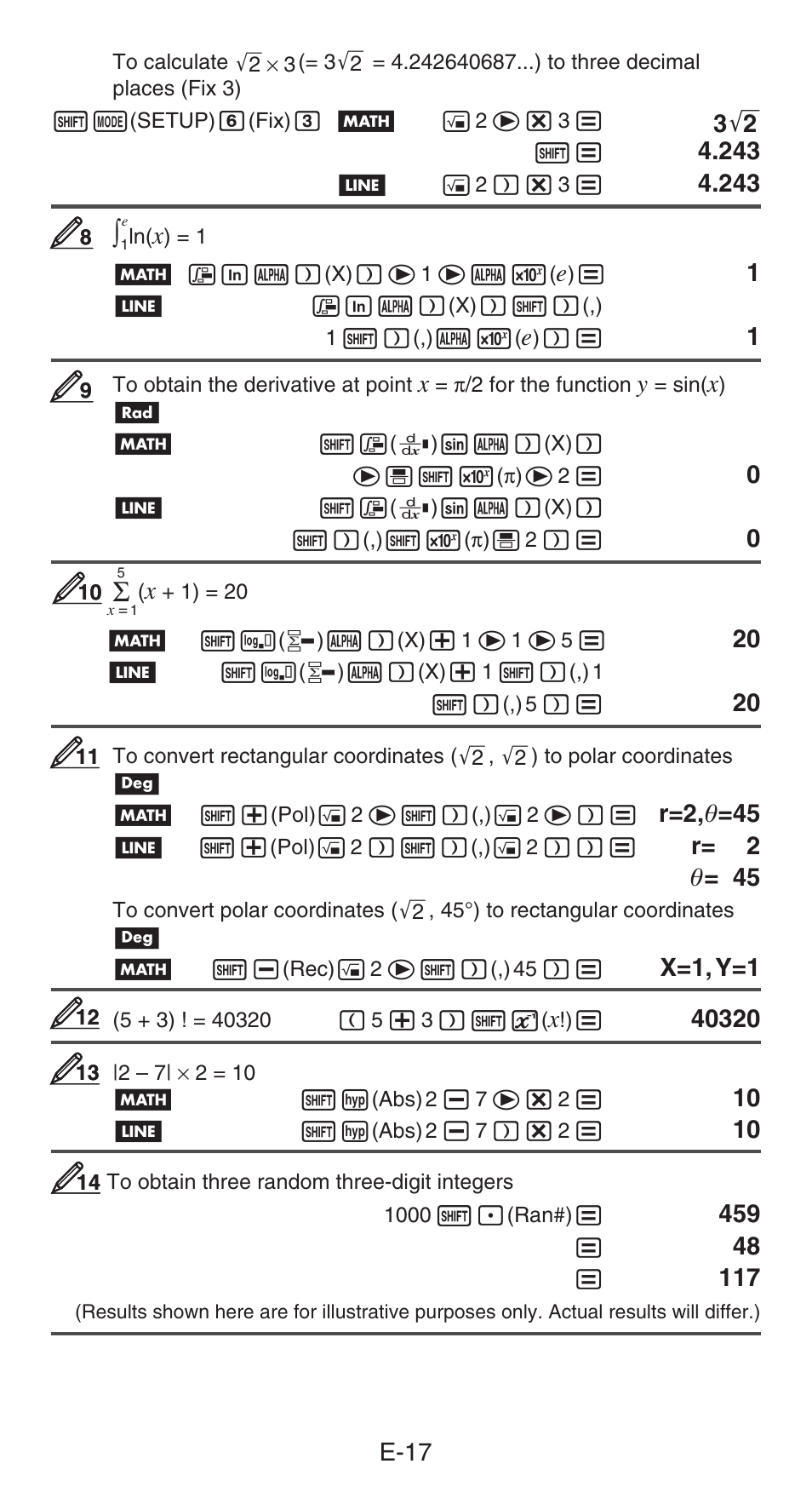 Casio fx-991ES PLUS User Manual | Page 18 / 46