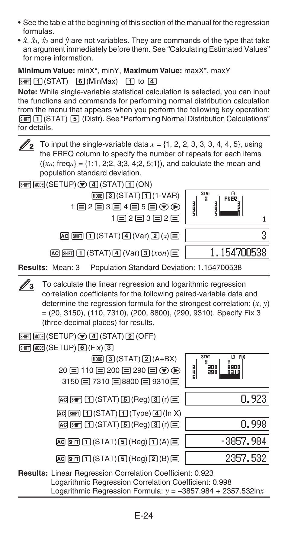 Casio fx-991ES PLUS User Manual | Page 25 / 46