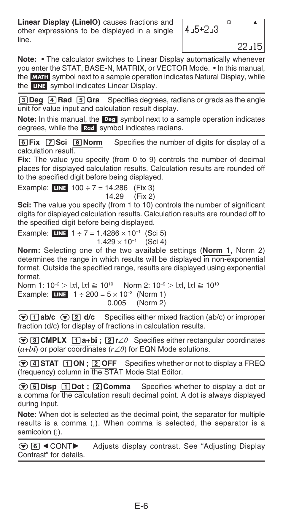 Casio fx-991ES PLUS User Manual | Page 7 / 46