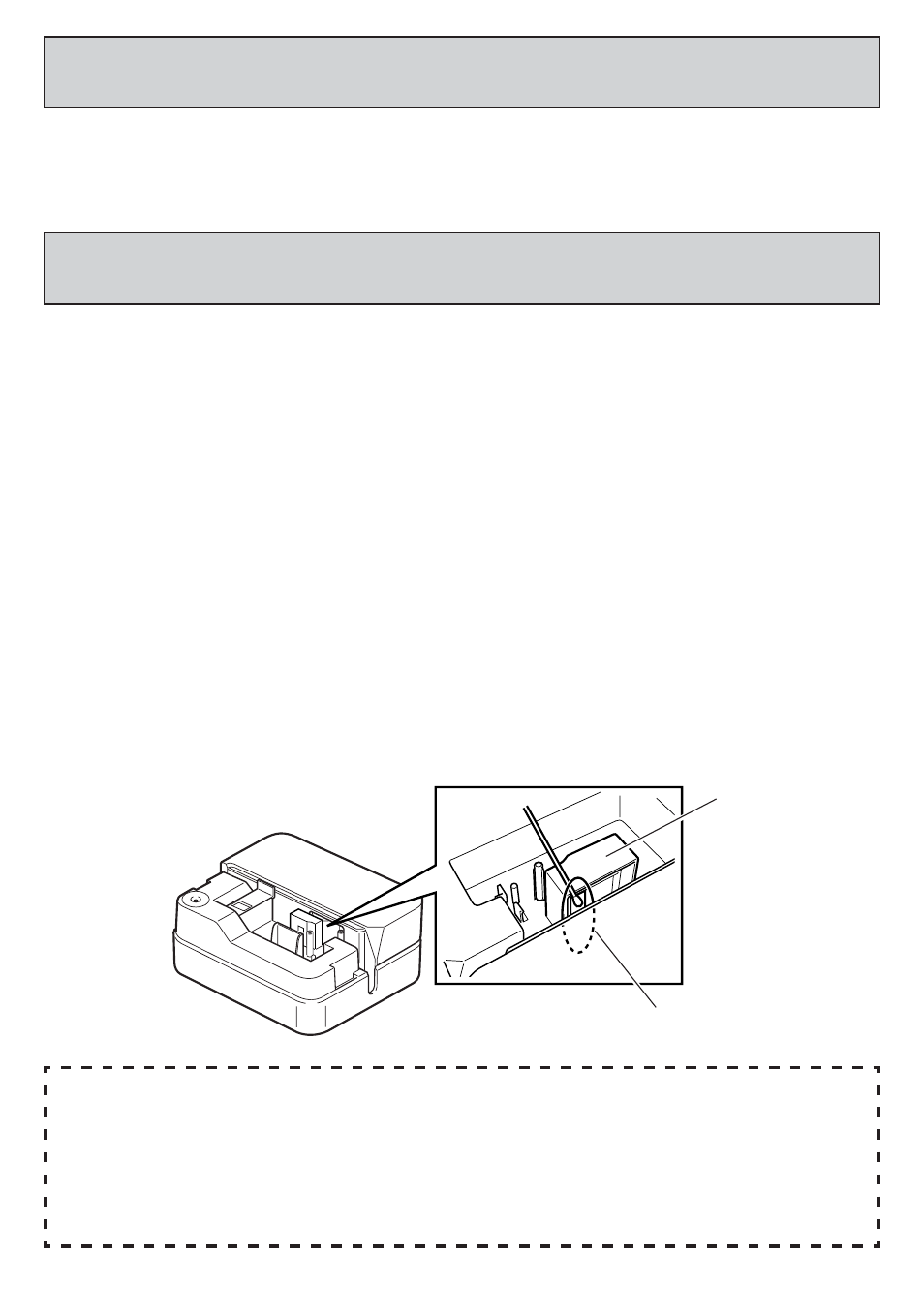 Inserting a disc into the printer, Caring for the printer | Casio CW-E60 User Manual | Page 24 / 28