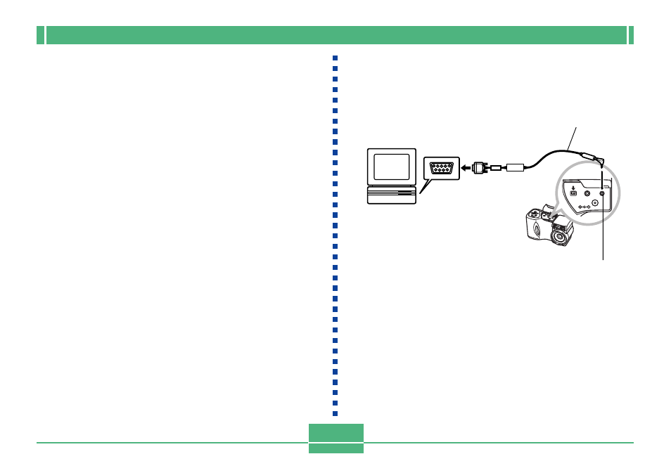 Using a serial port connection, E-134 | Casio QV-2400UX/ User Manual | Page 25 / 48
