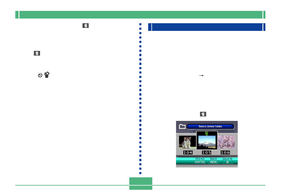 Deleting all images in selected folders, E-112 | Casio QV-2400UX/ User Manual | Page 3 / 48
