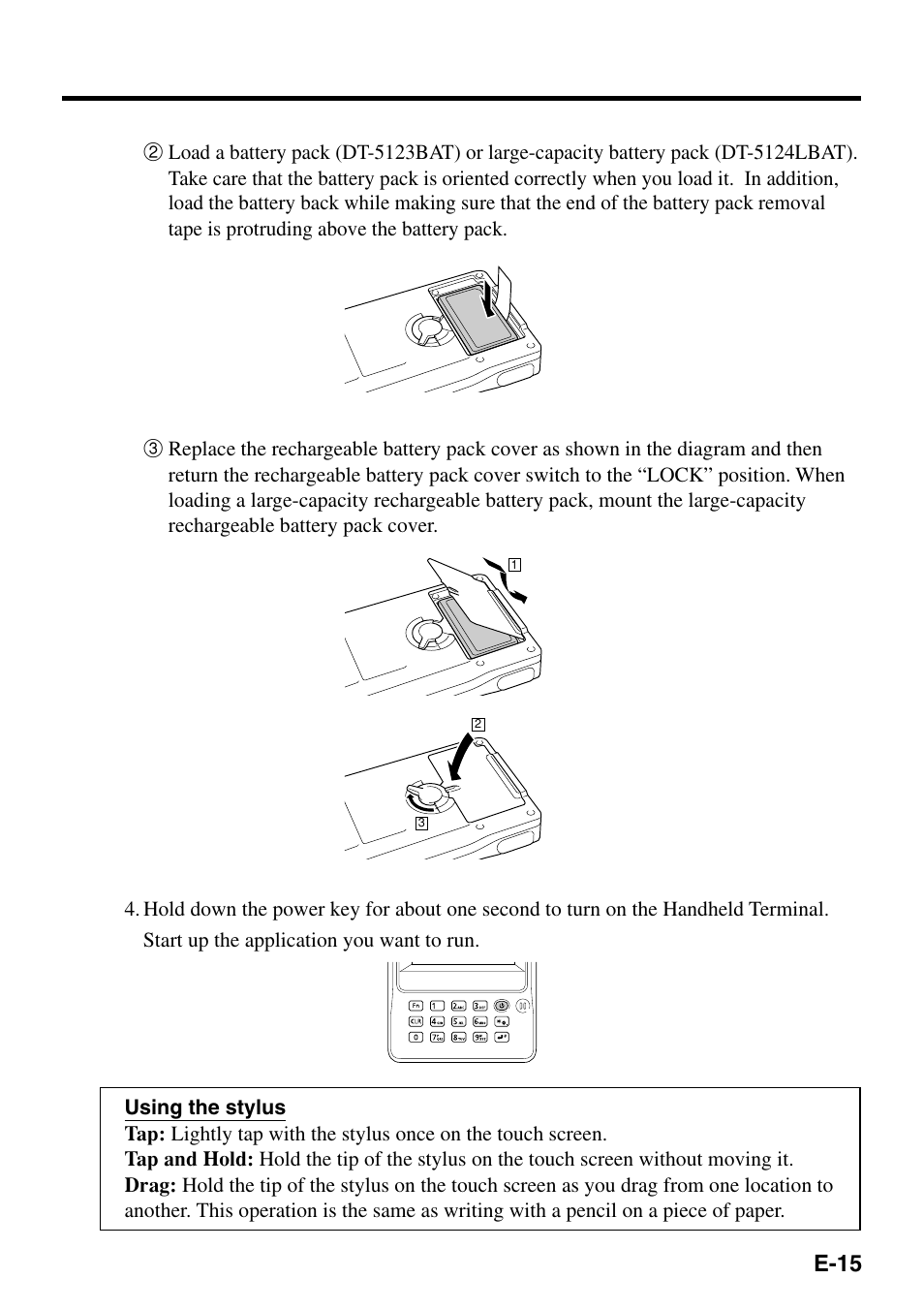 E-15 | Casio IT-500 User Manual | Page 17 / 58