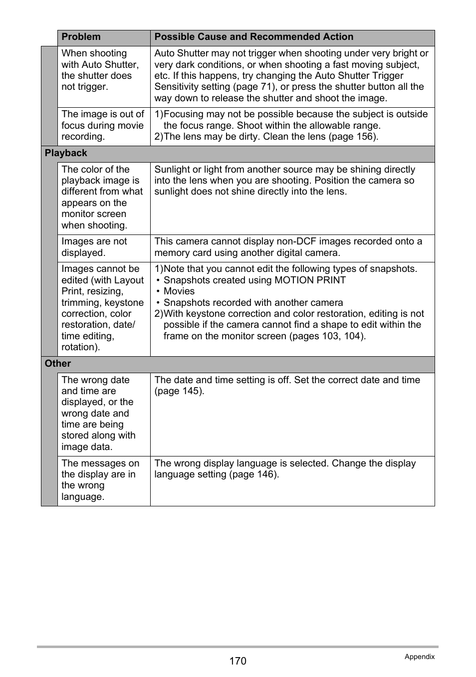 Casio EXILIM EX Z 280 User Manual | Page 170 / 194