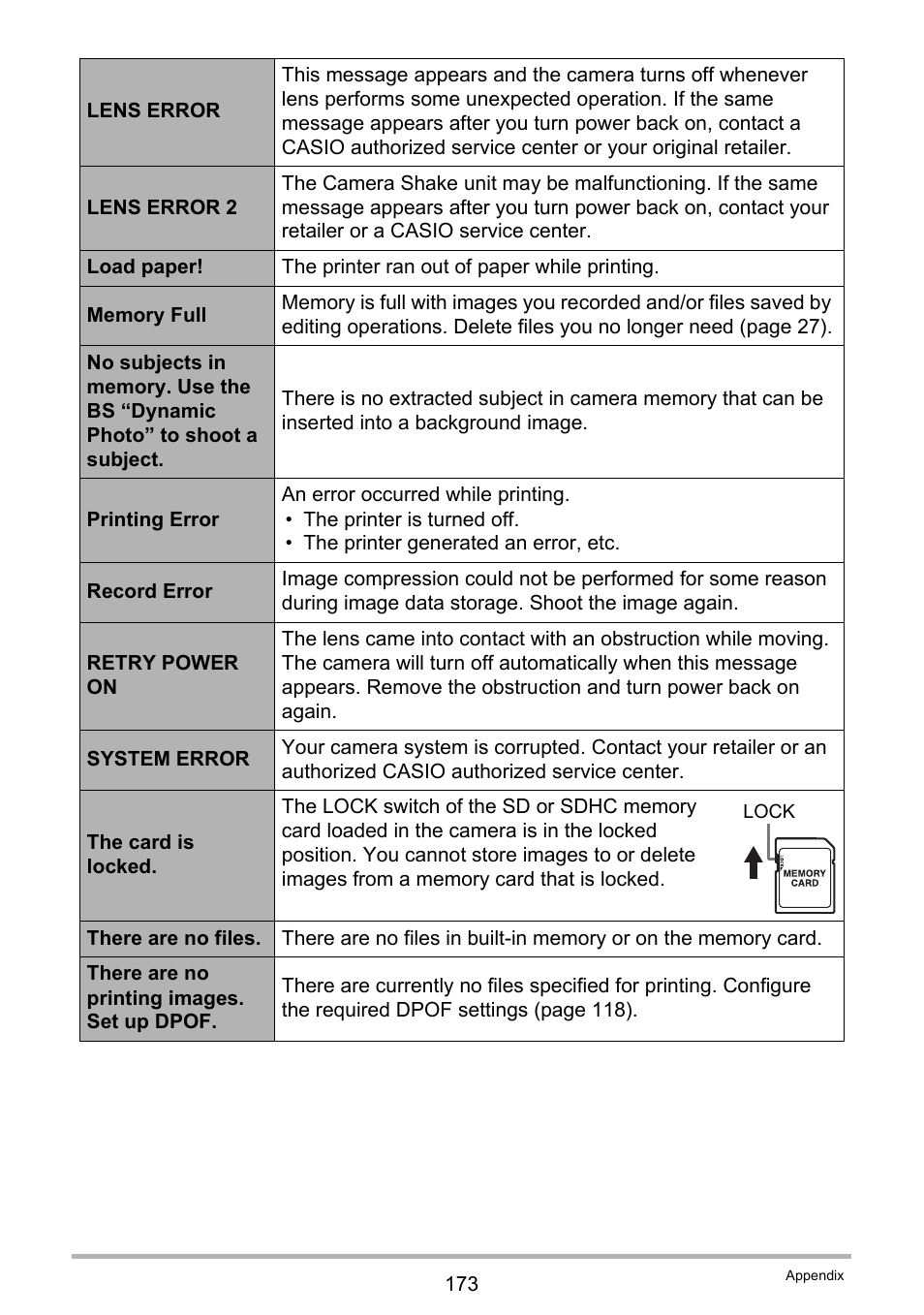 Casio EXILIM EX Z 280 User Manual | Page 173 / 194
