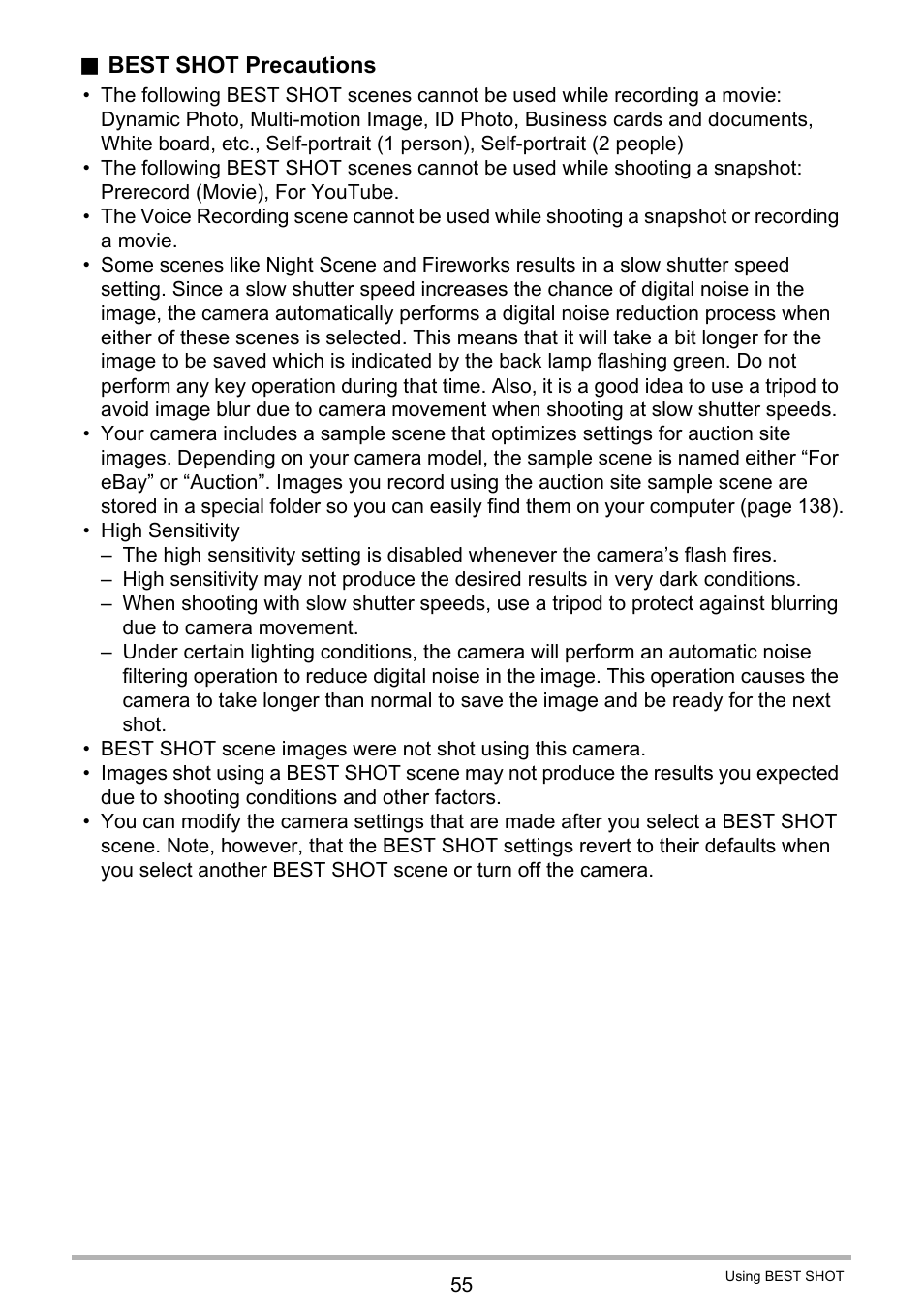 Casio EXILIM EX Z 280 User Manual | Page 55 / 194