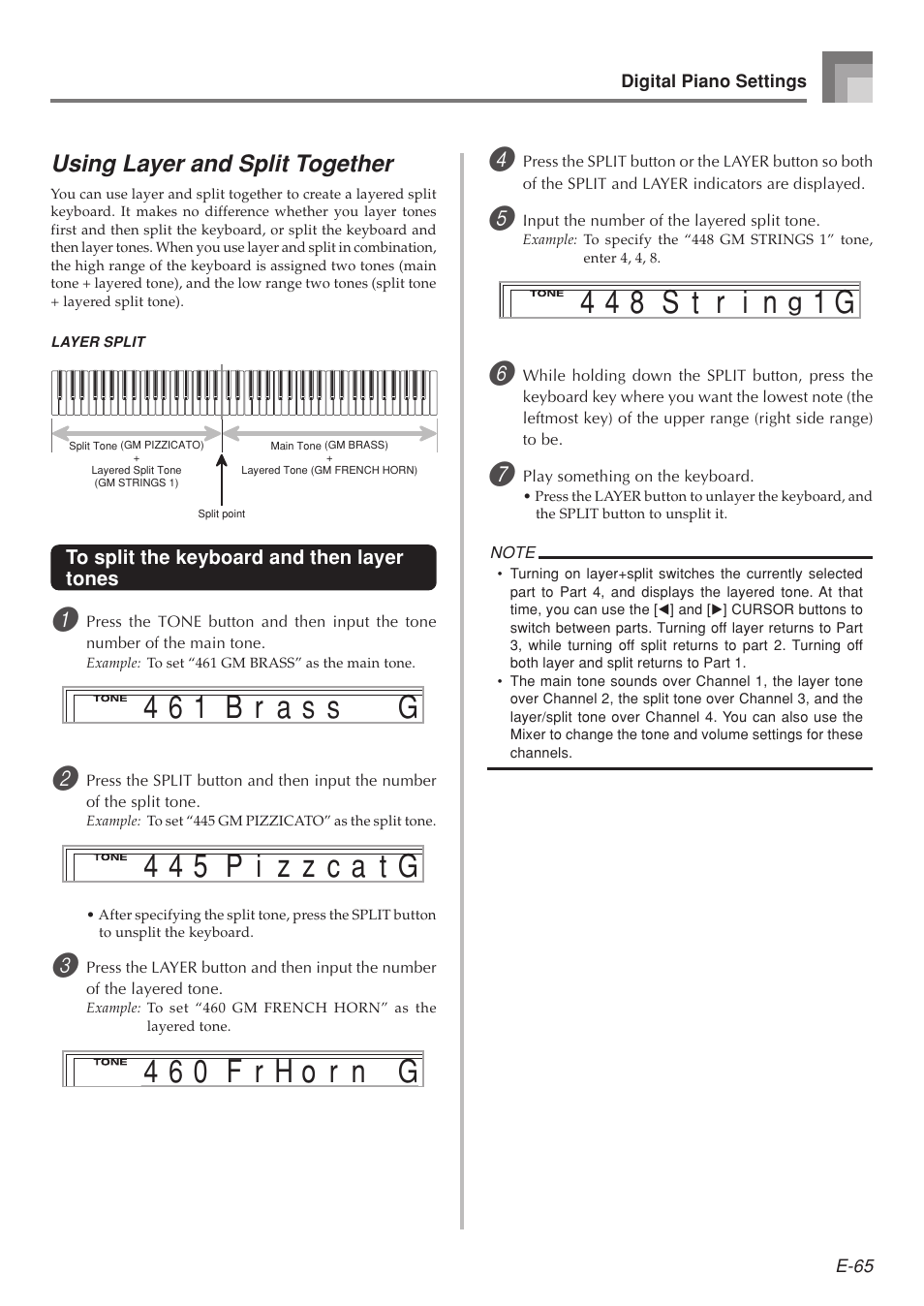 B r a 4 6 1 s s g, S t r 4 4 8 i n 1 | Casio 575E1A User Manual | Page 67 / 100