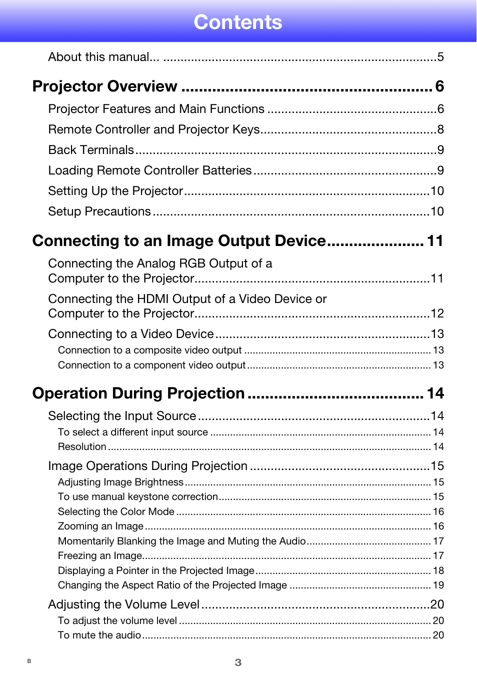 Casio XJ-A241/XJ-A246* User Manual | Page 3 / 56