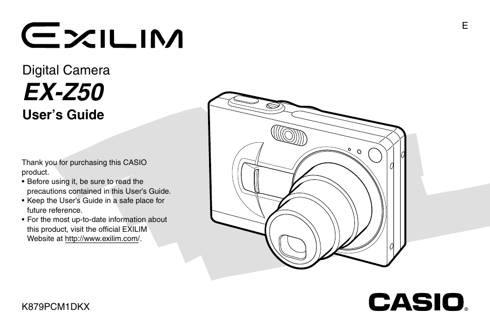 Casio EX-Z50 User Manual | 208 pages