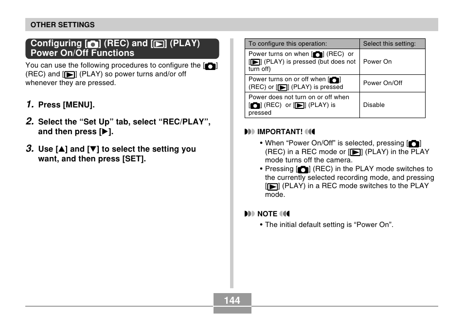Casio EX-Z50 User Manual | Page 144 / 208