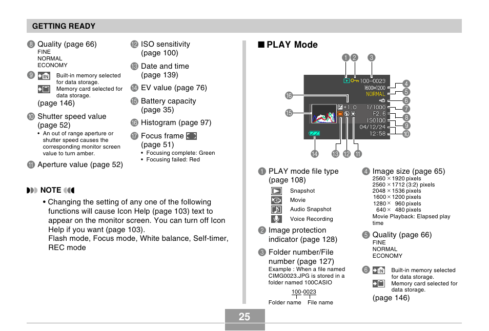 Casio EX-Z50 User Manual | Page 25 / 208