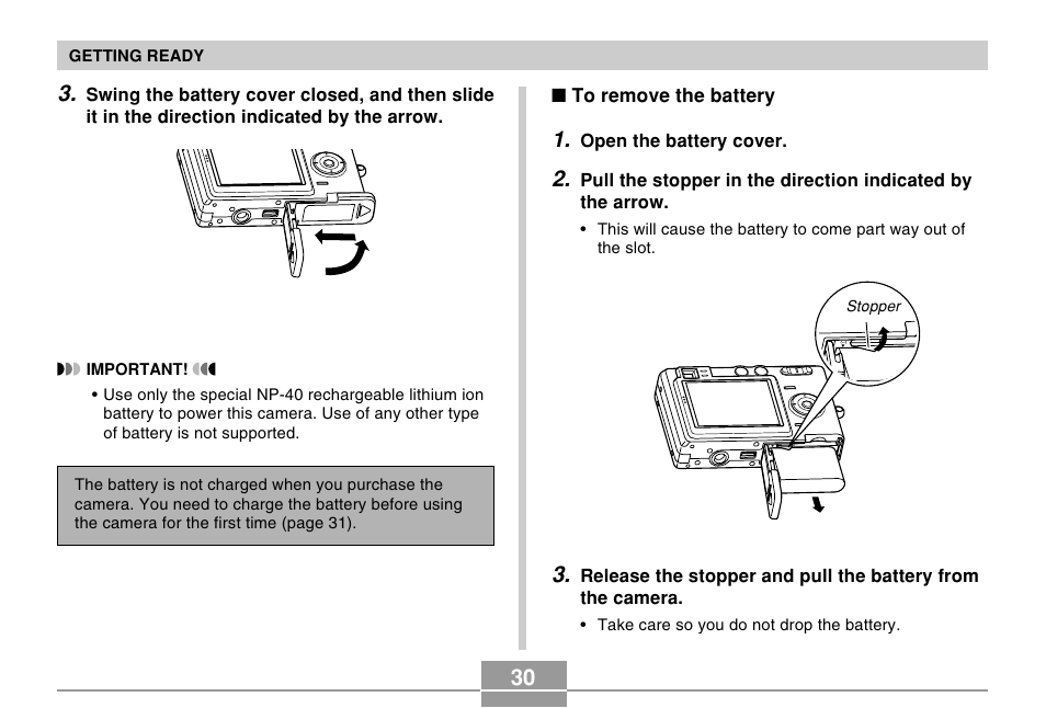 Casio EX-Z50 User Manual | Page 30 / 208