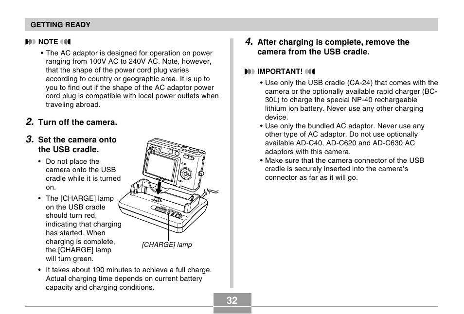 Casio EX-Z50 User Manual | Page 32 / 208