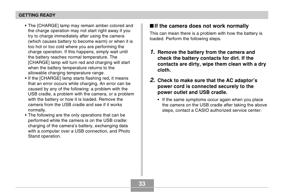 Casio EX-Z50 User Manual | Page 33 / 208