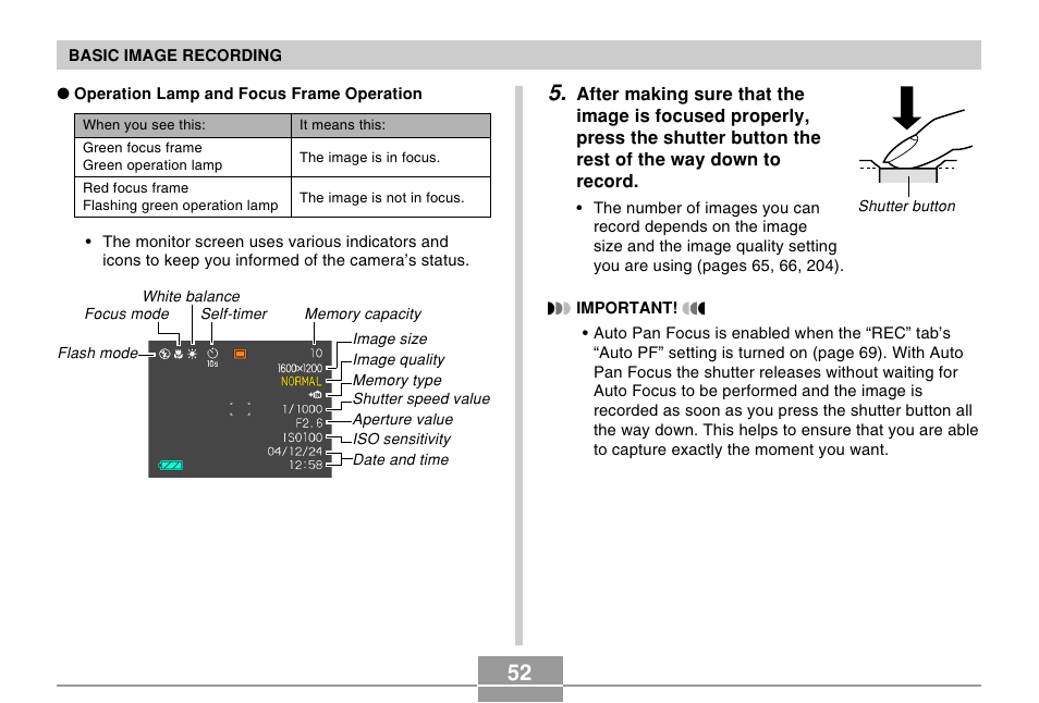 Casio EX-Z50 User Manual | Page 52 / 208