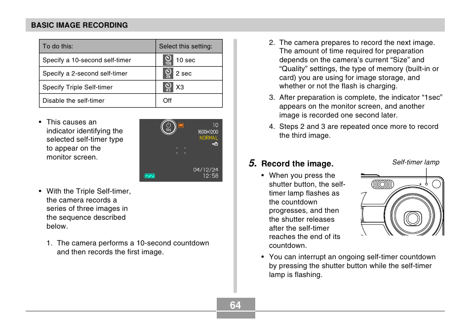 Casio EX-Z50 User Manual | Page 64 / 208