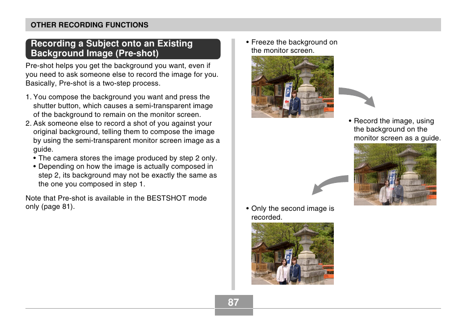 Casio EX-Z50 User Manual | Page 87 / 208