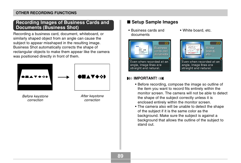 Casio EX-Z50 User Manual | Page 89 / 208