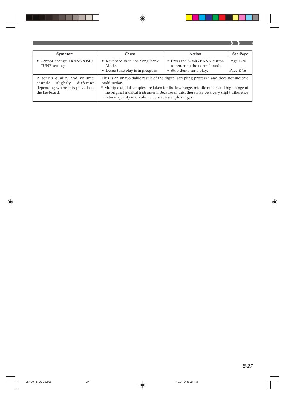 E-27 | Casio LK125 User Manual | Page 29 / 37