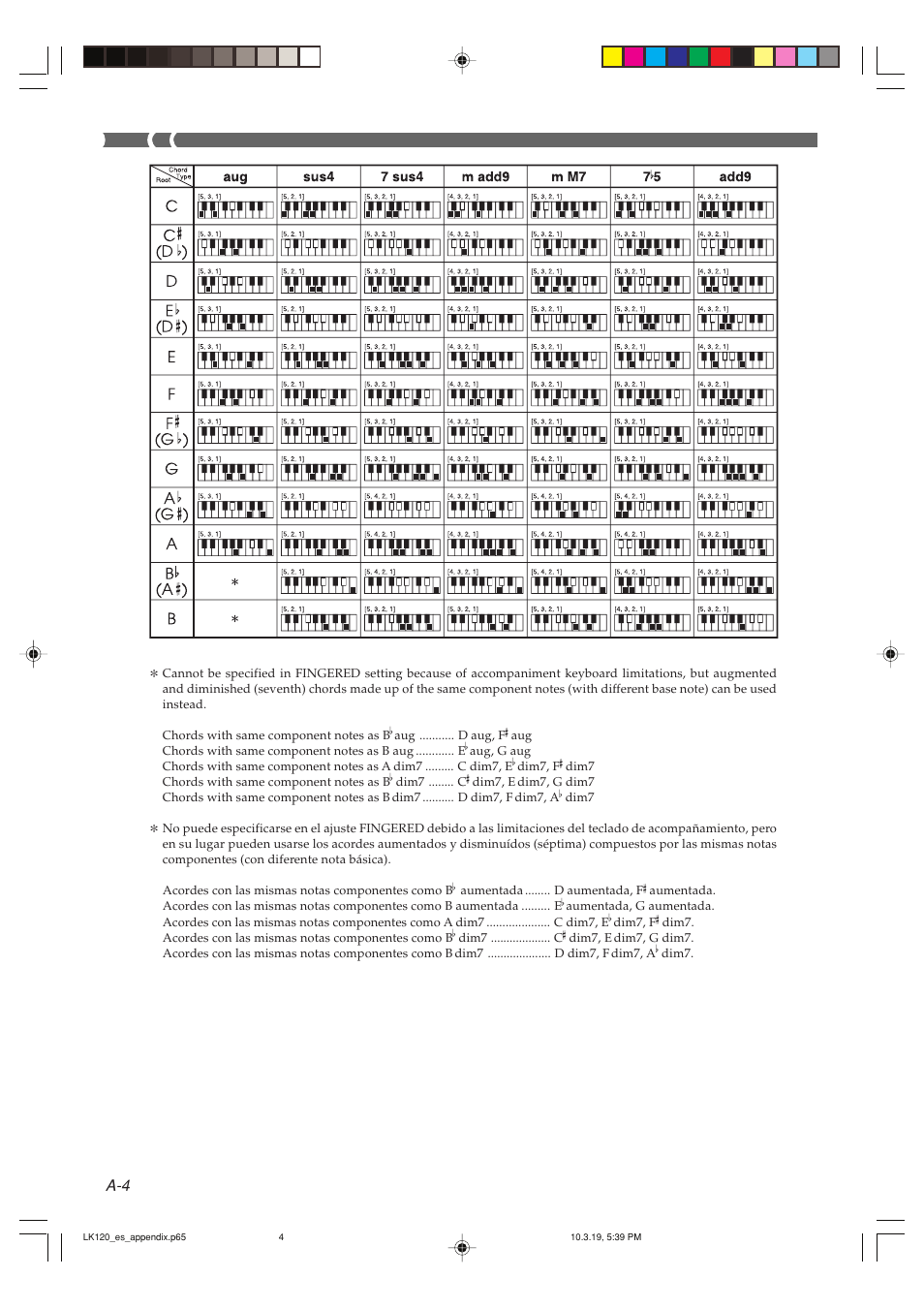 Casio LK125 User Manual | Page 35 / 37