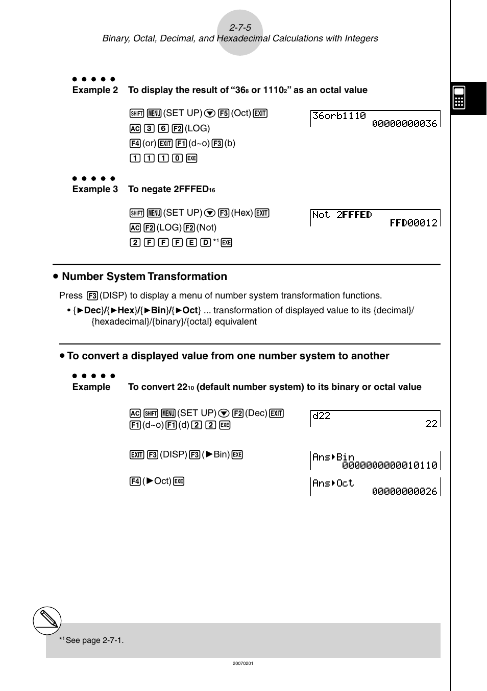 U number system transformation | Casio SERIES FX-9860G User Manual | Page 120 / 603
