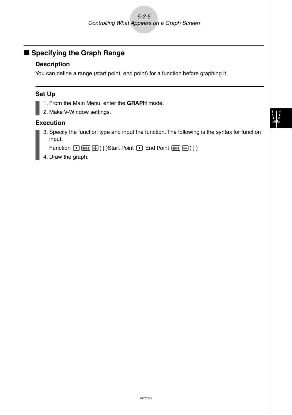 K specifying the graph range | Casio SERIES FX-9860G User Manual | Page 188 / 603