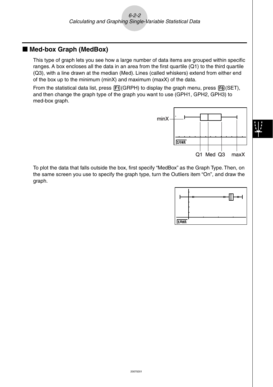 K med-box graph (medbox) | Casio SERIES FX-9860G User Manual | Page 287 / 603