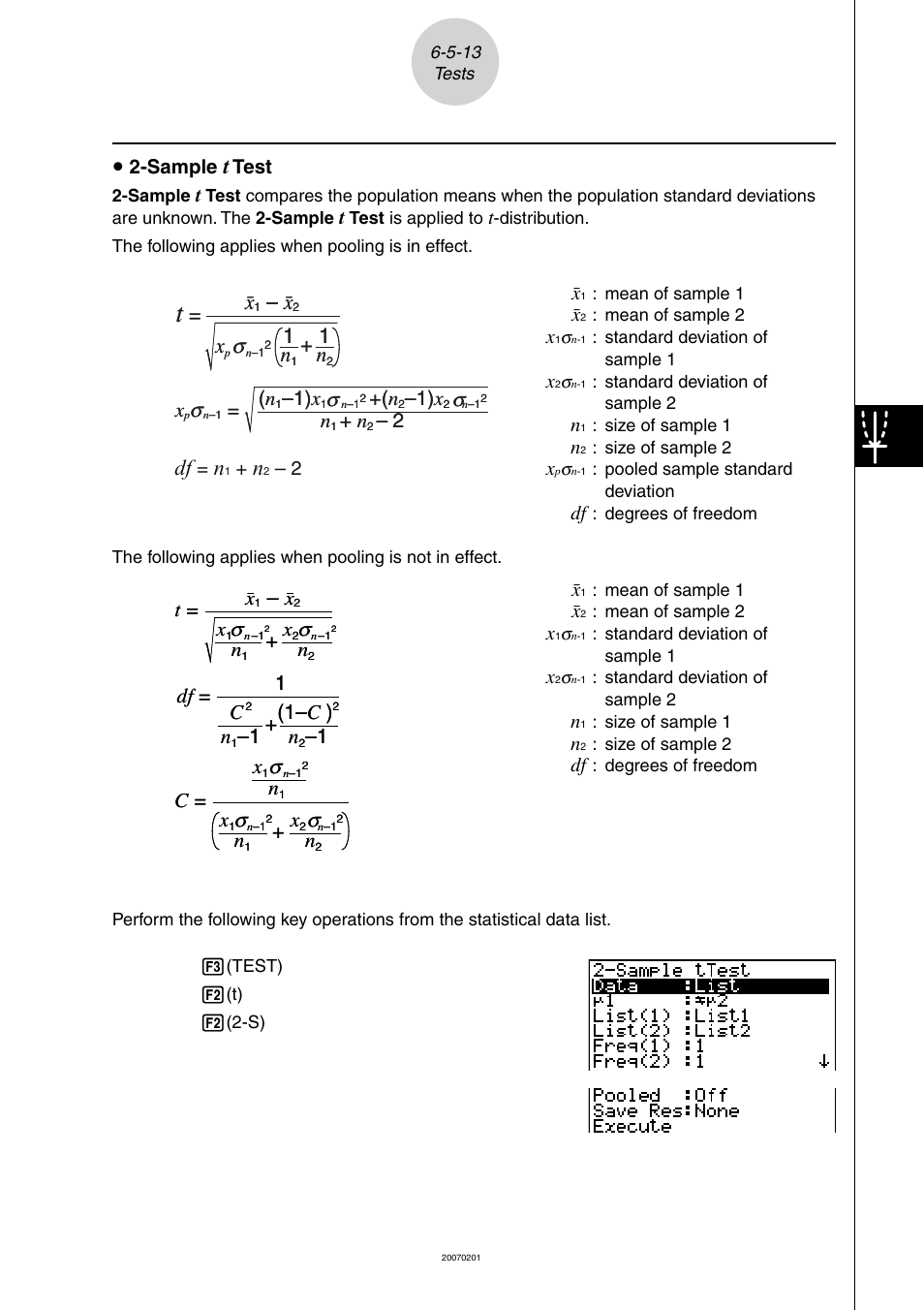 1 + n, Df = 1 c, 1 + (1– c ) | 1 df = 1 c, 1 c = x, C= x | Casio SERIES FX-9860G User Manual | Page 326 / 603