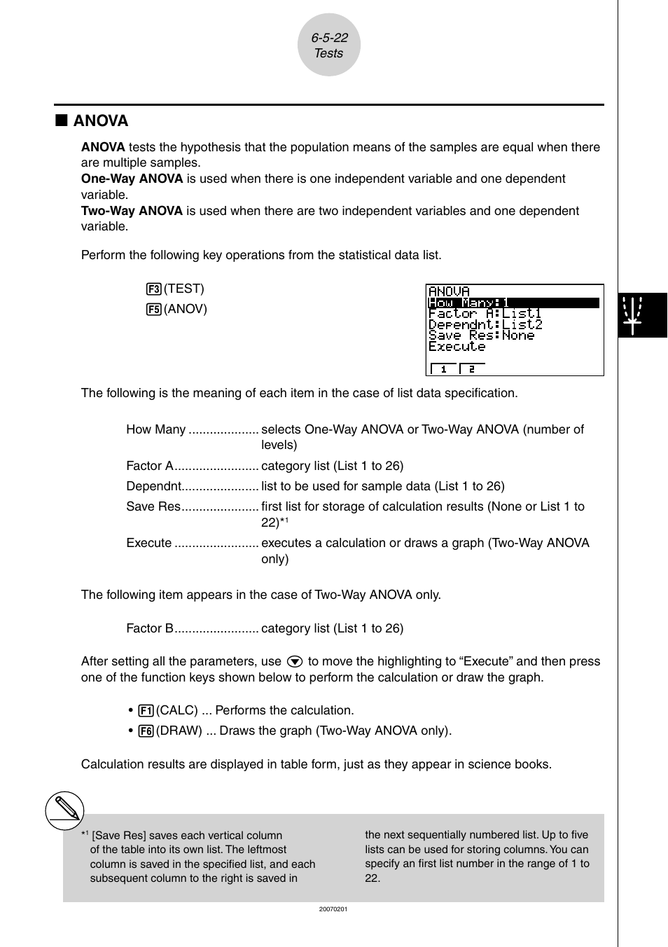 K anova | Casio SERIES FX-9860G User Manual | Page 335 / 603