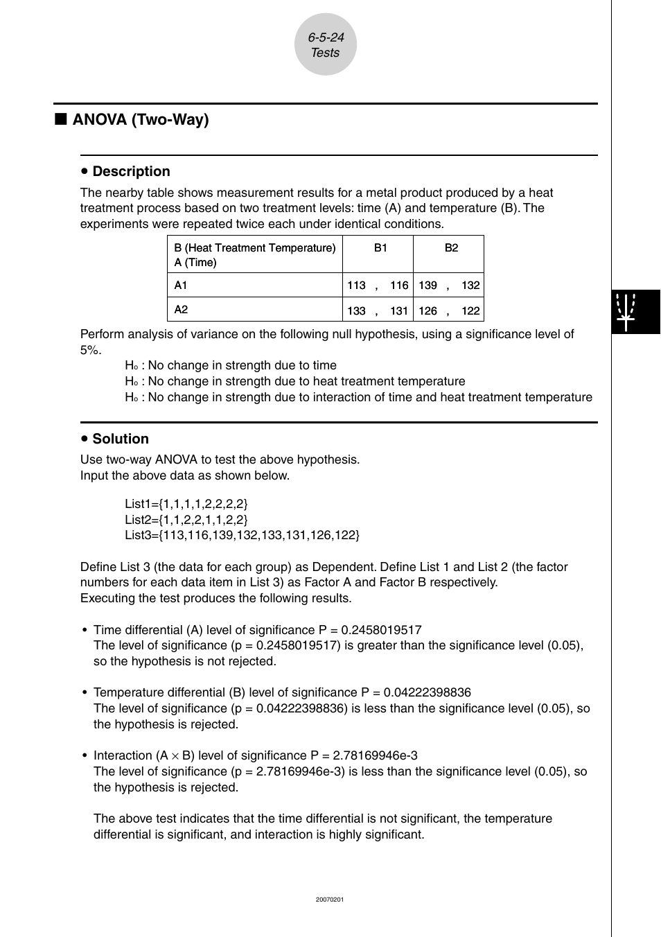 K anova (two-way) | Casio SERIES FX-9860G User Manual | Page 337 / 603