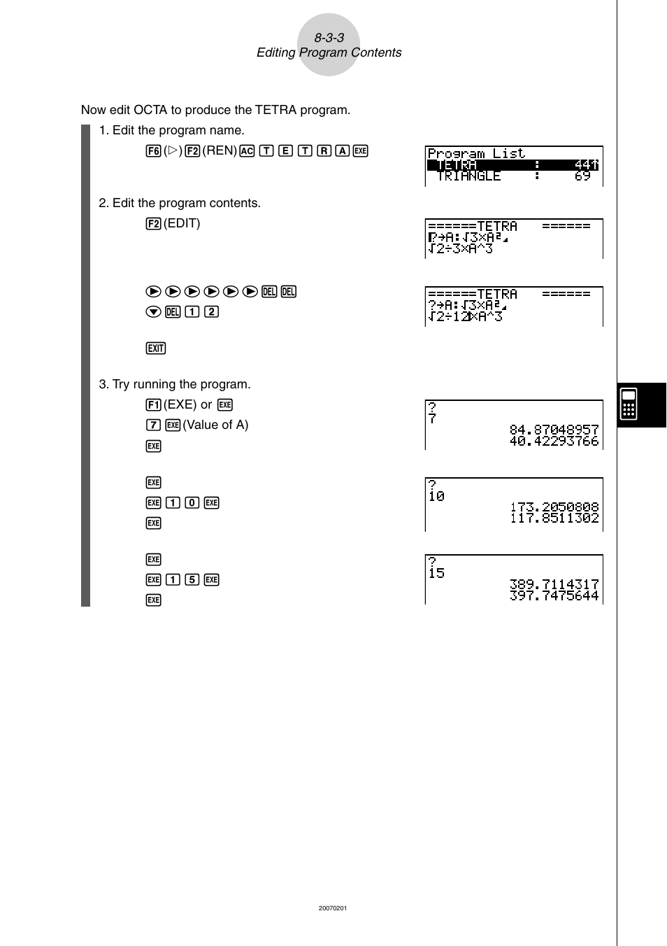 Casio SERIES FX-9860G User Manual | Page 398 / 603