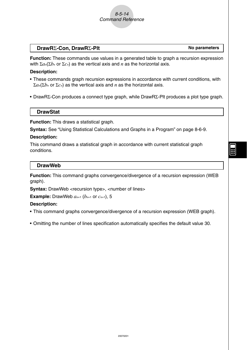 Casio SERIES FX-9860G User Manual | Page 417 / 603